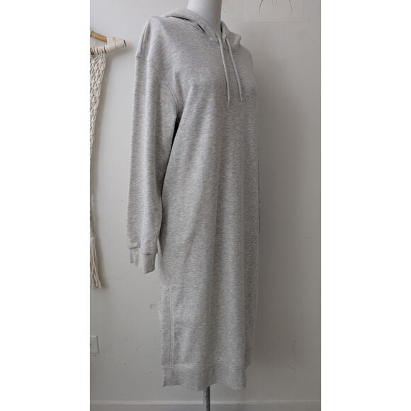 weekday marcie hood sweatshirt midi dress - Picture 5 of 16